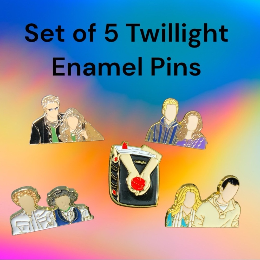 Twilight Fan Must Have Enamel Pins Set of 5